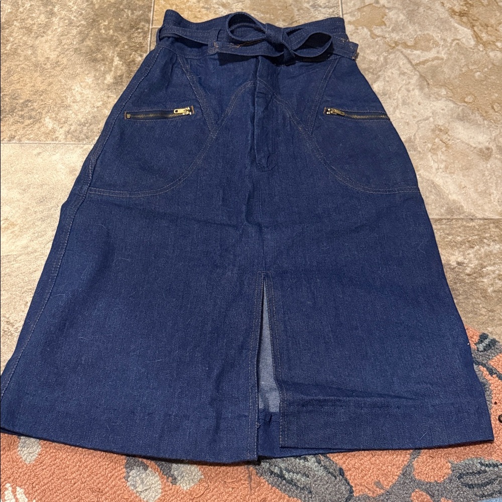 Vintage Britches N Things Denim Skirt